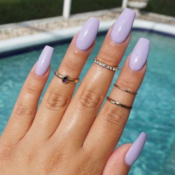 The Prettiest Lavender Nail Shades To Shop For Spring