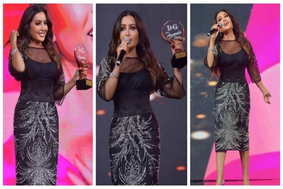 Latifa wins Best Arab Singer at DG awards