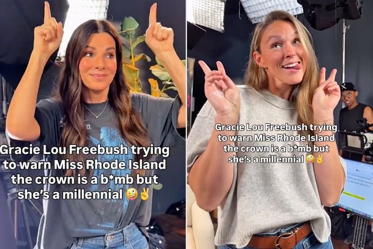 Sandra Bullock and Kylie Kelce Team Up for Viral “Miss Congeniality” Parody